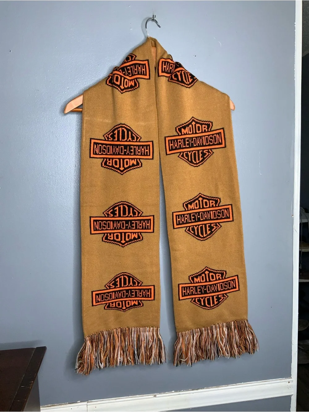 Harley-Davidson Men's Striker Bar & Shield Winter Scarf